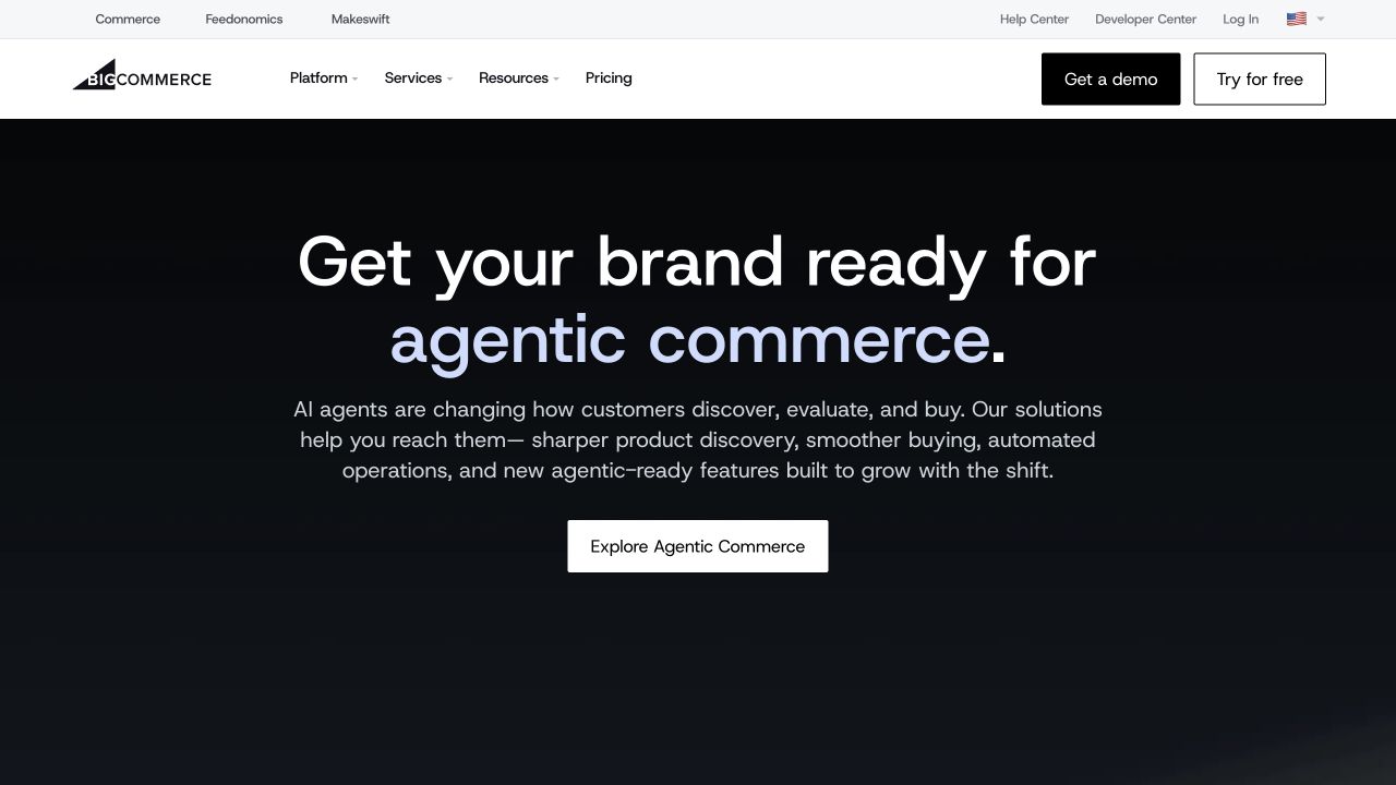 BigCommerce — آفیشل ویب سائٹ