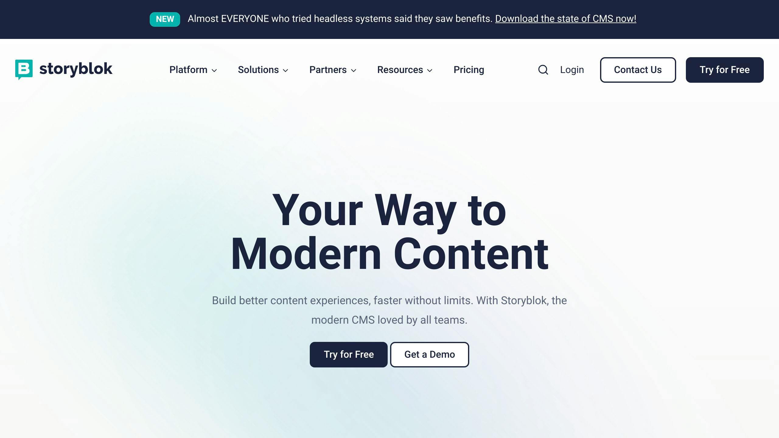 Storyblok — Офіційний сайт