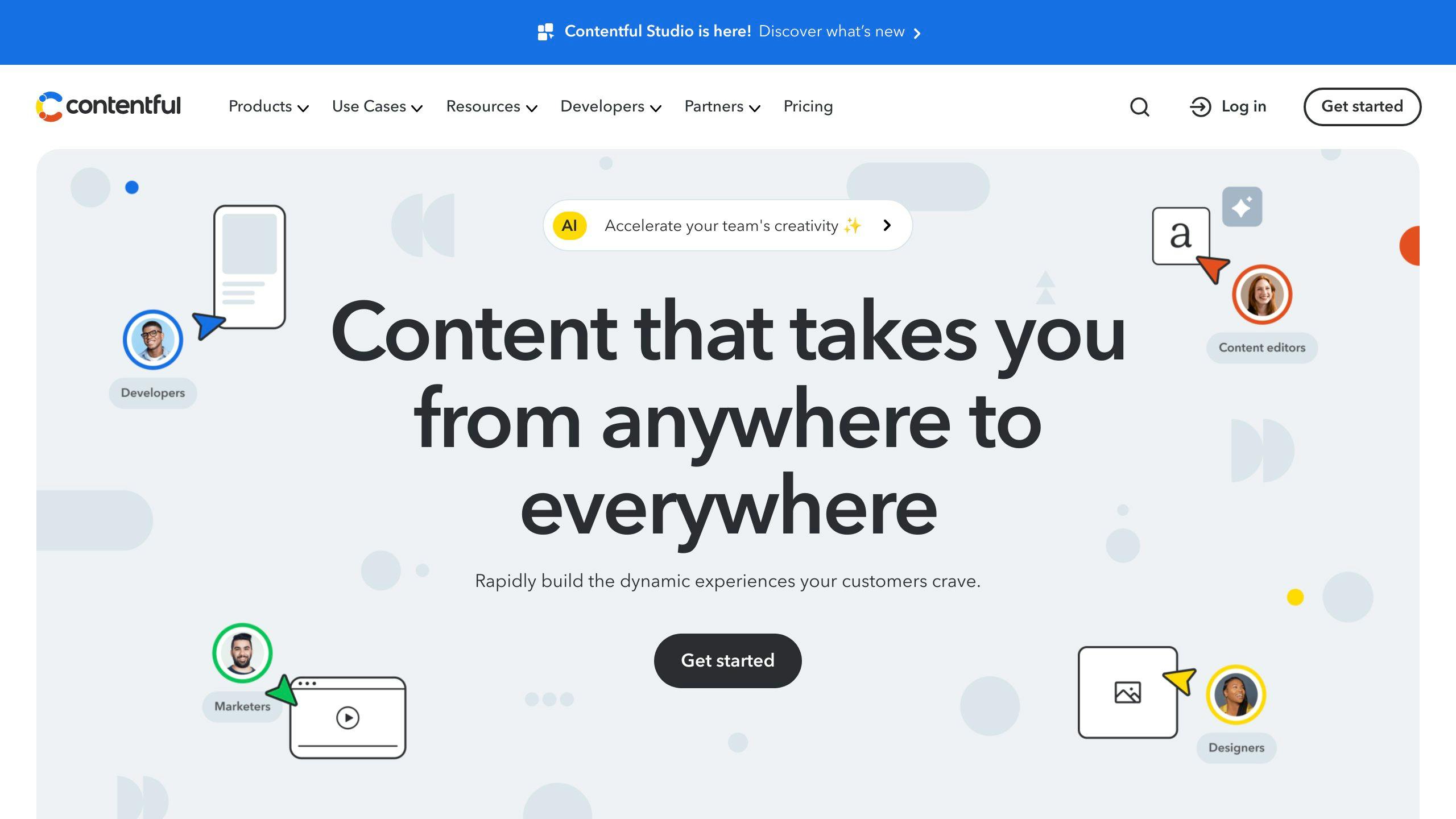 Contentful — অফিশিয়াল ওয়েবসাইট