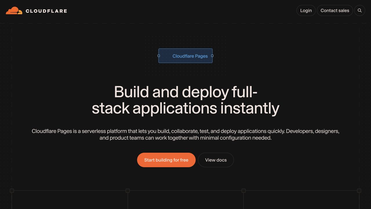 Cloudflare Pages — الموقع الرسمي