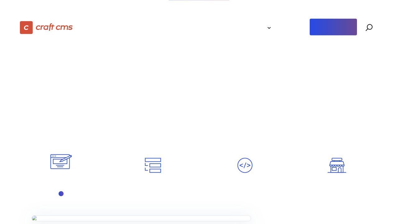 Craft CMS — Situs resmi