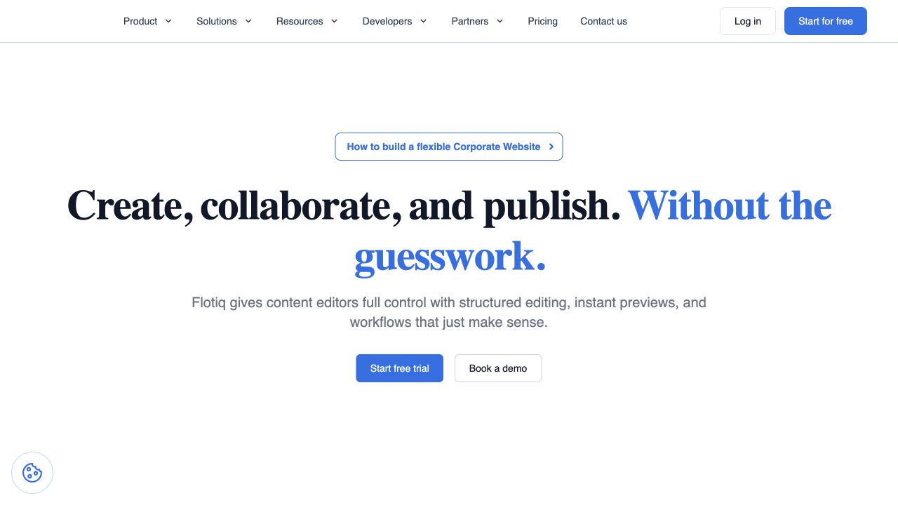 Flotiq — آفیشل ویب سائٹ