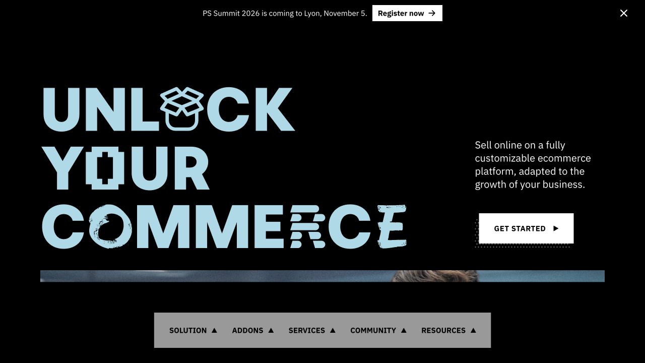 PrestaShop — الموقع الرسمي